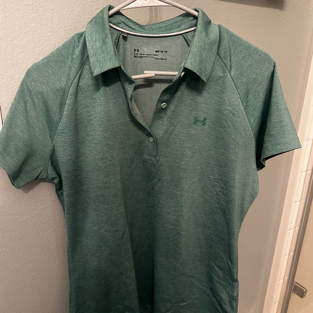 Under Armour Women’s Golf Polo in Forest Green